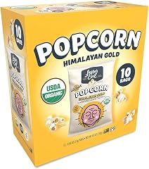 Lesserevil Organic Himalayan Gold Popcorn 10Ct, 4.6 OZ