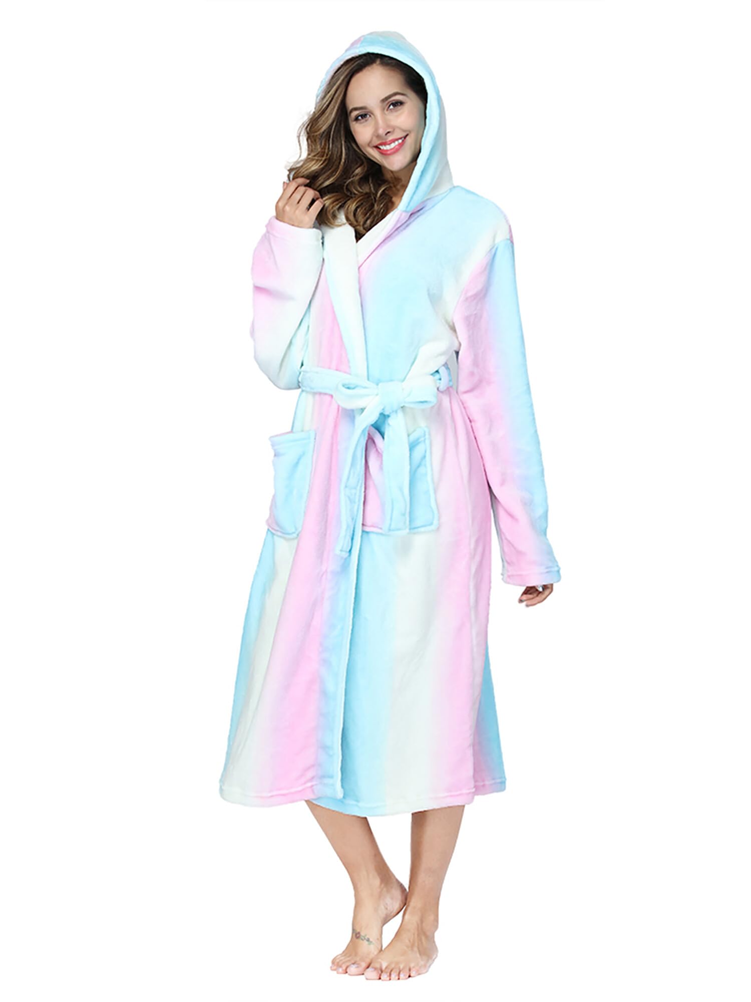 RONGTAI Plush Fleece Robe