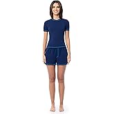 Fruit of the Loom Energize Women's Short Sleeve Tee and Shorts Sleep Pajama Set