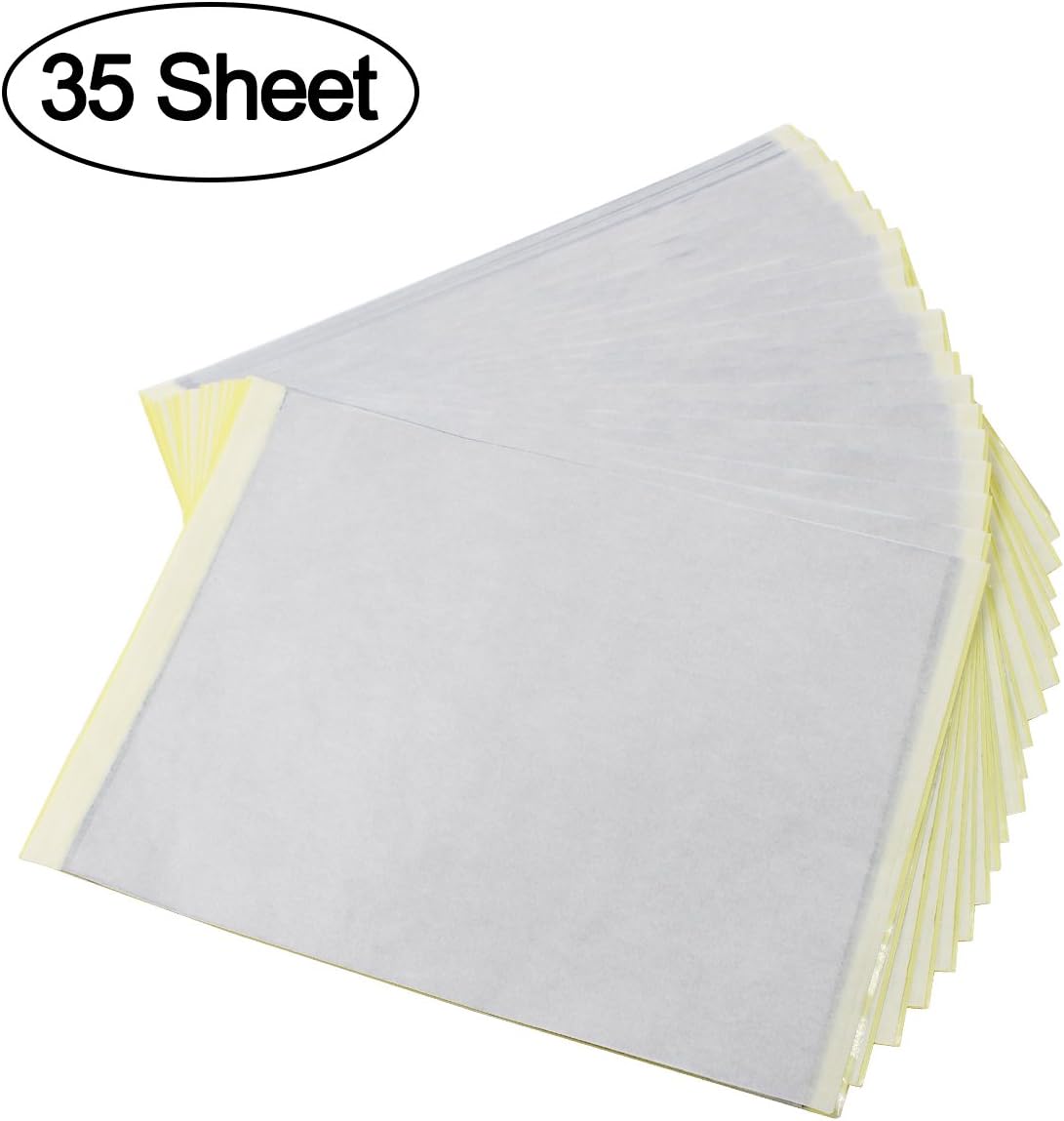 Tattoo Transfer Paper, Qulable Approx. 35 Sheets Stencil Paper Copy Paper Tracing Paper with 4 Layers (A4 Size)