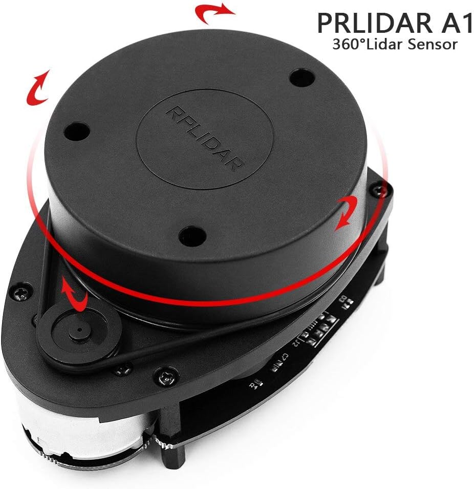Slamtec RPLIDAR A1 2D 360 Degree 12 Meters Scanning Radius Lidar Sensor Scanner for Bstacle Avoidance and Navigation of Robots