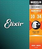 Elixir Strings Mandolin Strings w NANOWEB Coating, Light (.010-.034)