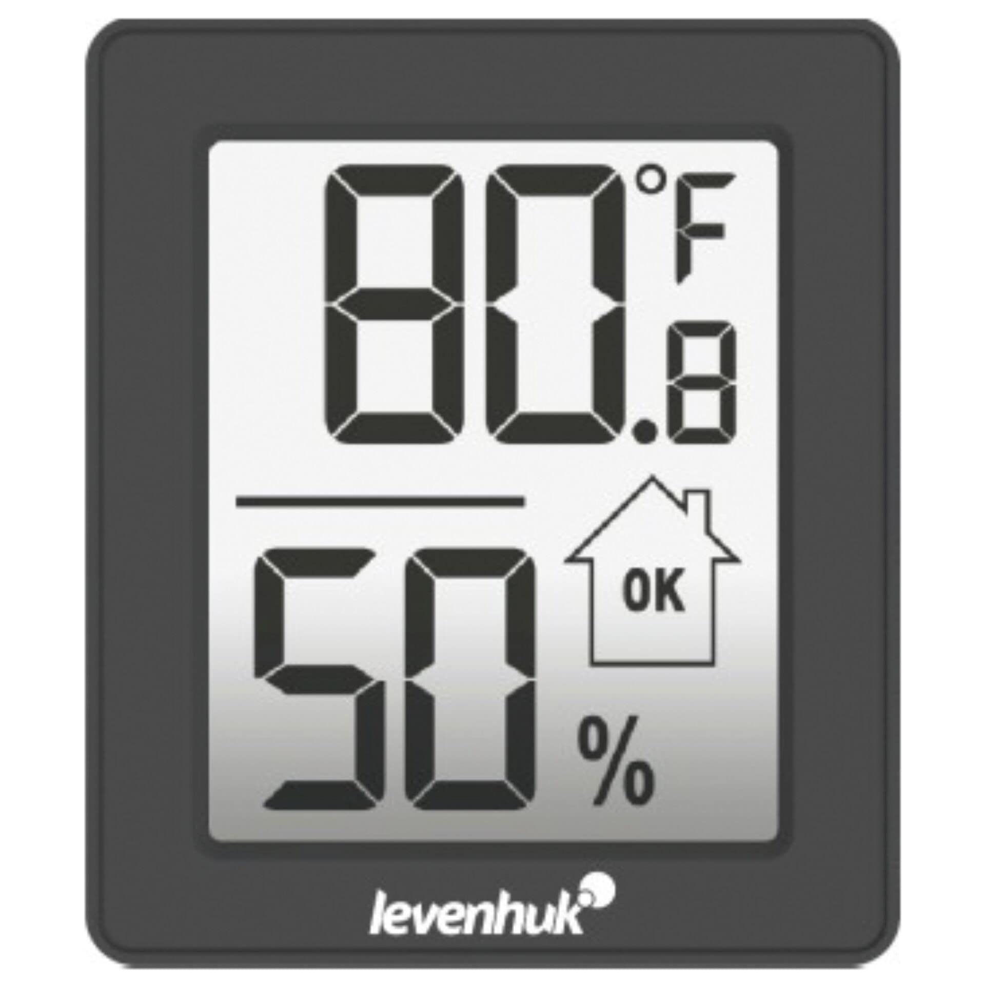 Levenhuk Wezzer BASE L10 Wireless Digital Thermohygrometer with Built-in LCD Display