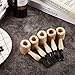 Syhood 12 Pieces Wooden Corn Cob Pipe Mini Fake Prop Pipe Halloween Corncob Pipe for Cosplay Party Favors