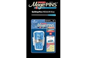 Taylor Seville Originals Comfort Grip Quilting Regular Magic Pins-Sewing and Quilting Supplies and Notions-Sewing Notions-50 Count