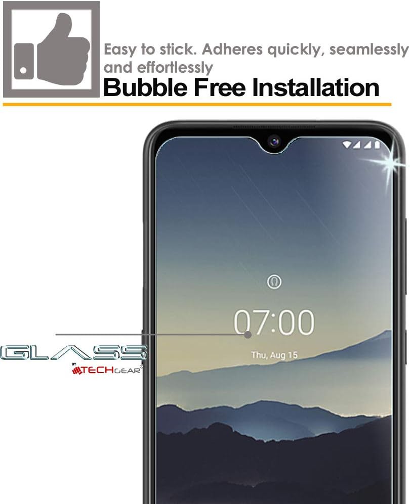 TECHGEAR 2 Pack GLASS Edition Screen Protector for Nokia 7.2 - Image 5