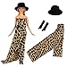 Evening Wedding Party Leopard Clothes Wears Dress Outfit Set for Barbie Doll