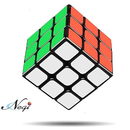 Negi MoYu Black Base 3x3x3 Puzzle Cube Toy (3x3 Black Base)