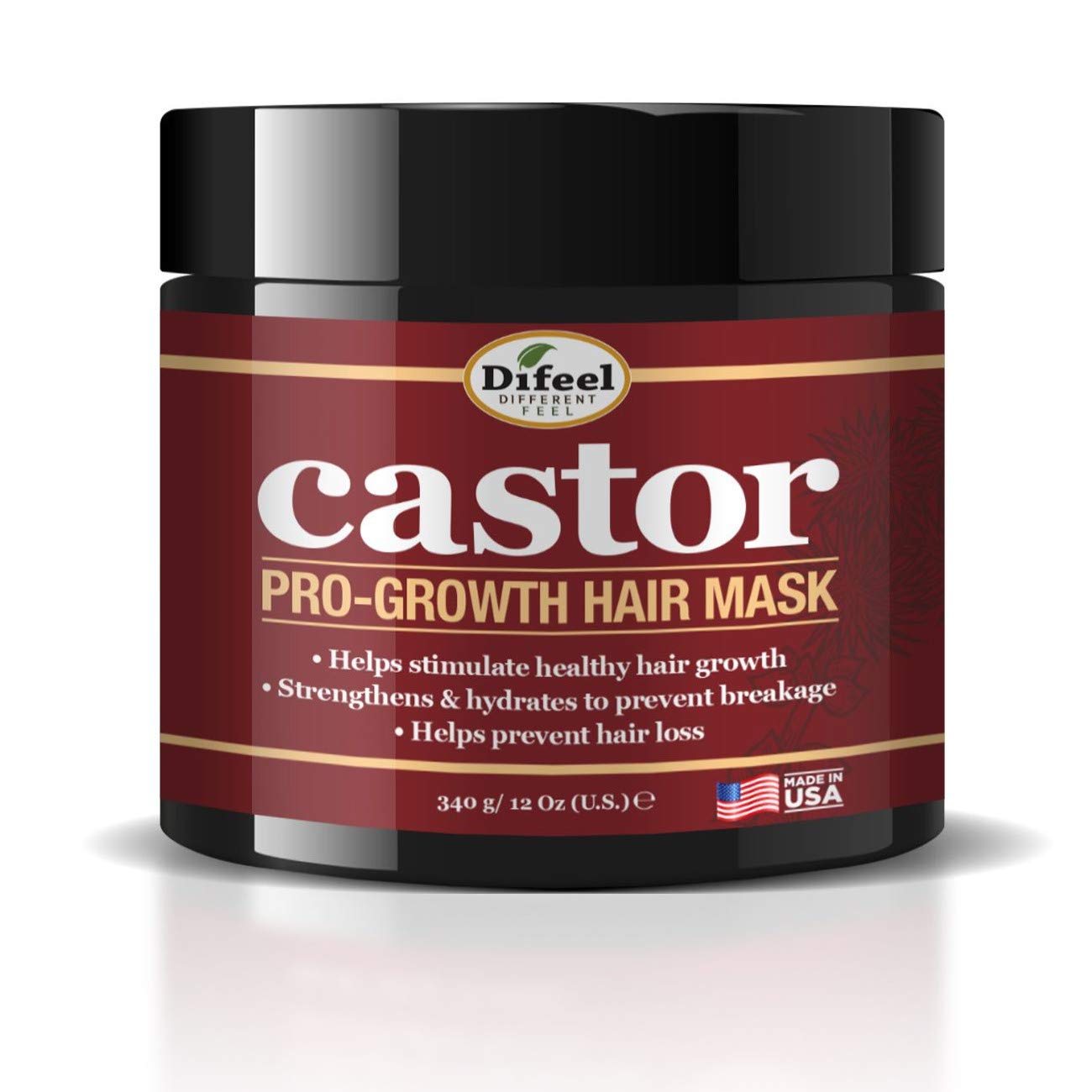 Difeel Castor Pro-Growth Hair Mask 12 oz