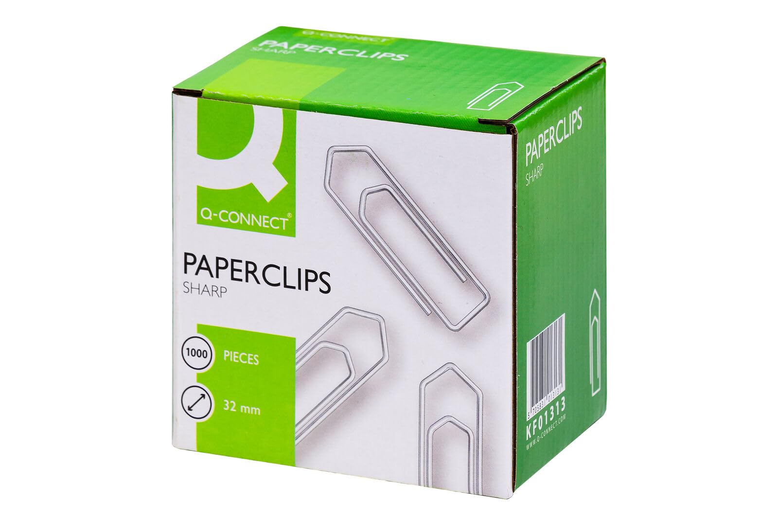 Q-Connect Paperclips No Tear 32mm (Pack of 1000) KF01313