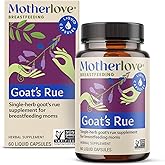 Motherlove Goat’s Rue (60 Liquid caps) Lactation Supplement for Breast Tissue Development & Supporting Breast Milk Supply —No