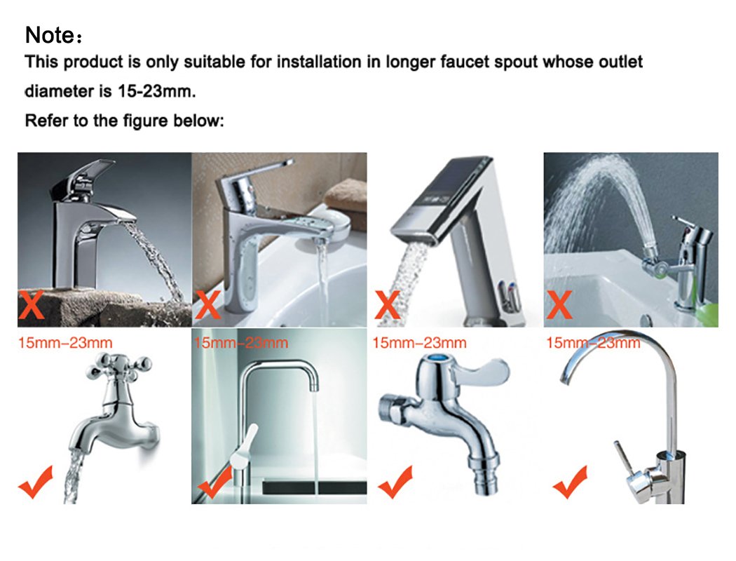 Faucet Nozzle Rotary Water Saving Kitchen Tap Anti Splash Spout