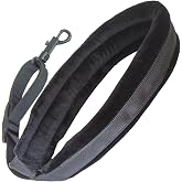 Xinlink Professional Black Soft Padded Saxophone Neck Strap with Snap Hook for Alto Tenor Soprano Baritone Sax Music Accessories