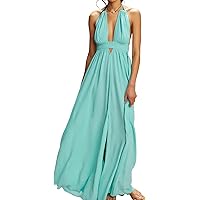 weworewhat lace dress V-Neck Lace Up Mini by We Wore What