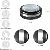 Starxing Puck Lights with Remote, Under Cabinet Wireless LED 6 Pack Battery view 3