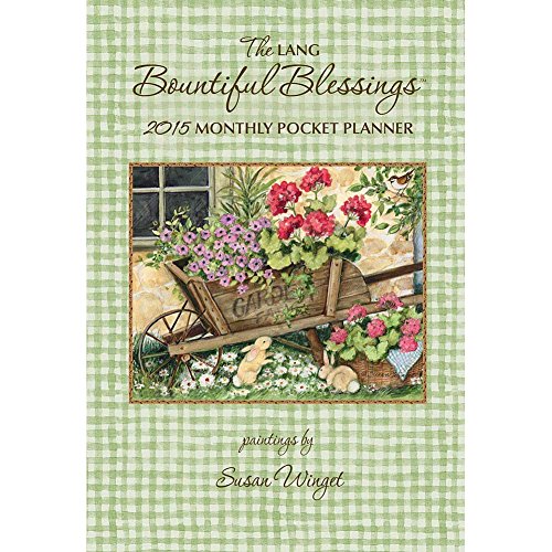 Lang January 2015 to January 2016 4.25 x 6.5 Inches, Perfect Timing Bountiful Blessings Monthly Pocket Planner by Susan Winget (1003143)