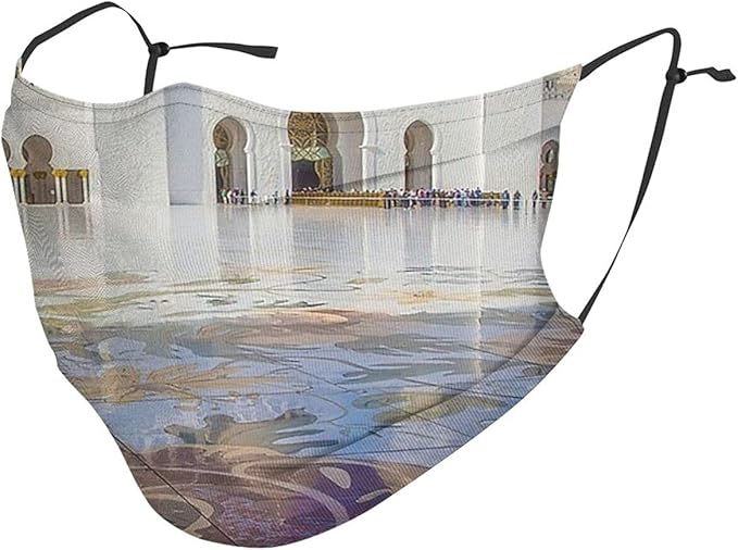 Masks United Arab Emirates. Abu Dhabi. Sheikh Zayed Grand Mosque