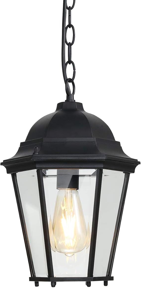 P053A Outdoor Lantern Pendant Lights,H14" Exterior Hanging