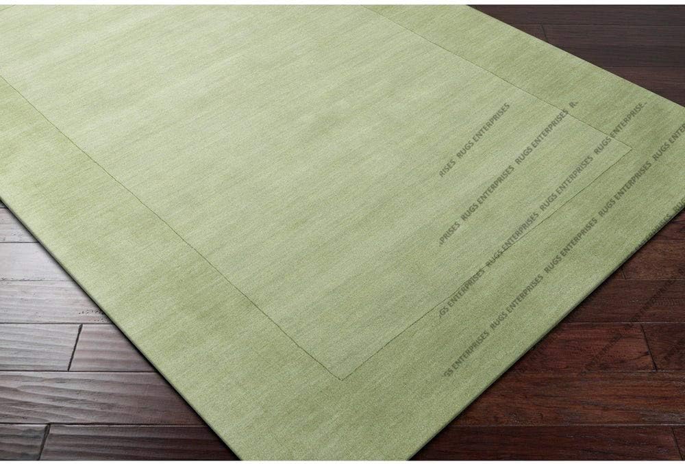 Buy Rugs Enterprises Solid Color with Border Woolen Carpet for Living