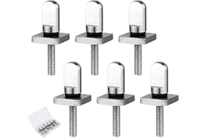 316 Stainless Steel Fin Screws, No Tool Surfboard Fin Screws with O Rings Paddle Board Fin Replacement for SUP Paddleboard Lo