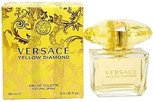 Versace Eau De Toilette Spray for Women, Yellow Diamond, 3 Ounce (Pack of 1)