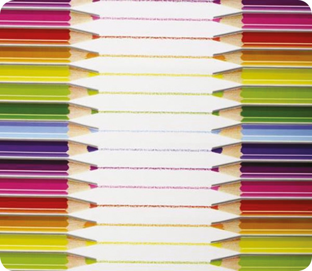 Springboard PVC Table Cloth and Floor Cover - Rectangular Waterproof Wipe Clean Tablecloth for Kids Messy Play and Arts and Crafts - Plastic Wipeable Table Cover - 1.4 x 1.7m Rectangle - Pencil Design