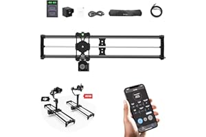 YC Onion Hot Dog SE Motorized Camera Slider 80cm with App Control,Switch Multiple Modes,Compatible with Zhiyun stabilizers and DJI Ronin-S,RS2