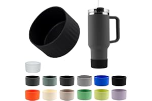 SXhyf Protective Silicone Boot for Stanley Quencher H2.0 40 30 20 oz Tumbler with Handle & Iceflow 20 30oz, Anti-Slip/Scratch/Noise Protector Sleeve Cover Boot for Stanley Cup Accessories SF8293