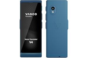 Vasco V4 Language Translator Device | 108 Languages | Free Lifetime Internet in Almost 200 Countries | Cobalt Blue