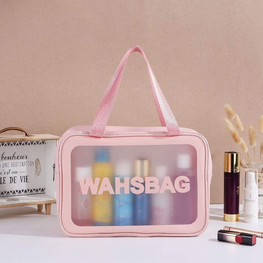Transparente Make-up-Tasche Mit Regenbogen Design - Groß & Wasserdicht