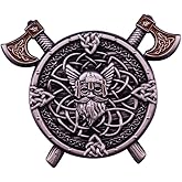 Pinposni Viking Odin Enamel Pin Brooch Vintage Metal Badge Brooch For Backpacks