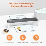 Bonsaii A4 Laminator L421-A with 5 Pouches 80-100mic Compact Jam Release view 2