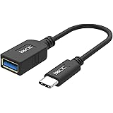 iXCC USB Type C to USB 3.0 Type A Adapter, Charge and Sync Cable, On The Go (OTG Host Cable) for Type-C Supported Devices (6 Inch)