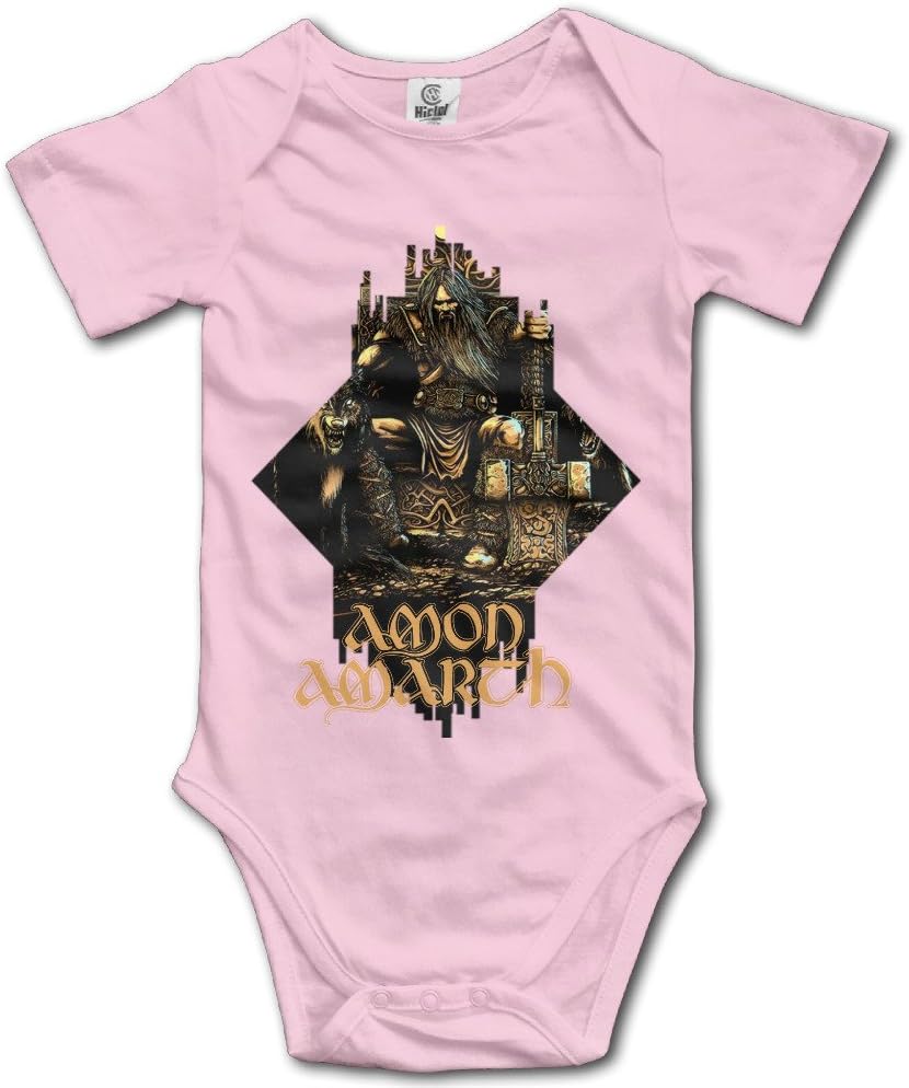 Boxer98 Death Metal Band Short Sleeve RomperPlaysuit For Newborn Baby