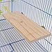 Parrot Bird Wood Perch Stand Platform Rectangle Square Shelf Stand Board for Budgie Parakeet Cockatiel Hamster Gerbil Rat Chinchillas Guinea Pigthumb 4