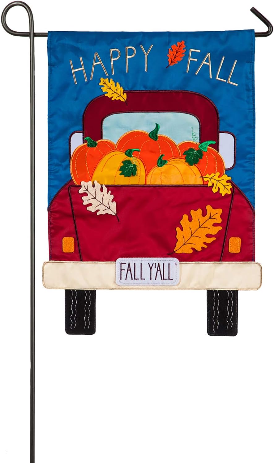 Evergreen Flag Indoor Outdoor Décor for Homes Gardens and Yards Fall Yall Pickup Truck Garden Applique Flag