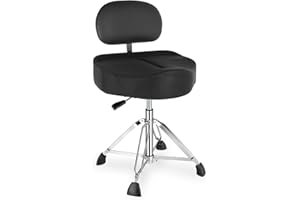 ROWELL Hydraulic Drum Throne with Backrest