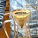 Bolio Pour Over Stainless Steel Coffee Cone Shaped Basket Filter Dripper and Cradle Stand used with Popular V60 Filters like Melitta, Cuisinart, Hario, Chemex – Maximum Flavor Extraction (Vortex 2)