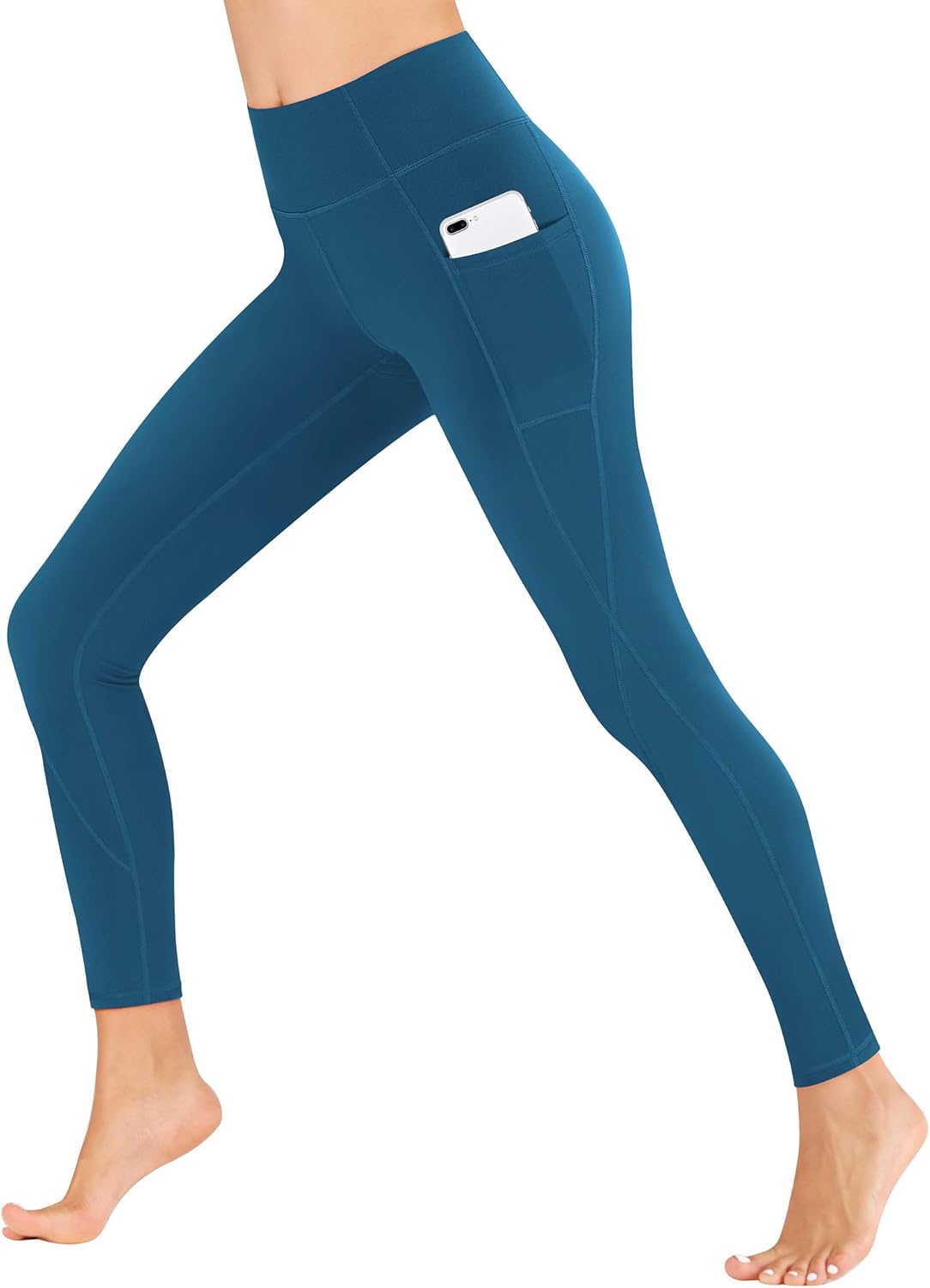 Heathyoga Yoga Pants for Women with Pockets High Waisted Leggings with Pockets for Women Workout Leggings for Women: Clothing