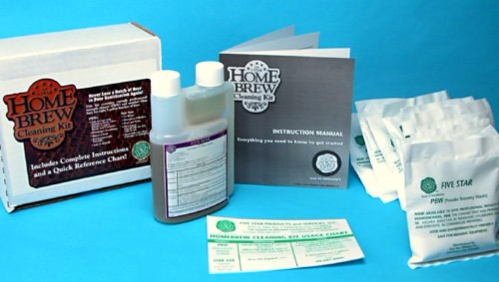 Five Star Homebrew Cleaning Kit 5 Star Sanitizer Cleaner Pbw New