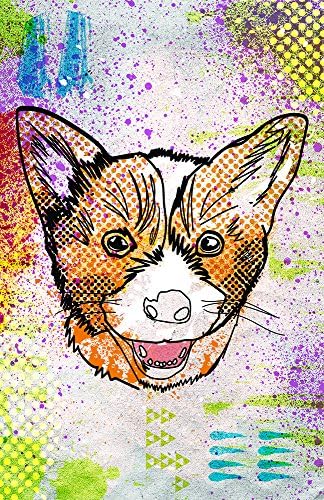 Corgi Poster - Signed by Artist / Pop Art / Dog Poster / Pet / Canine / Cute / Expression