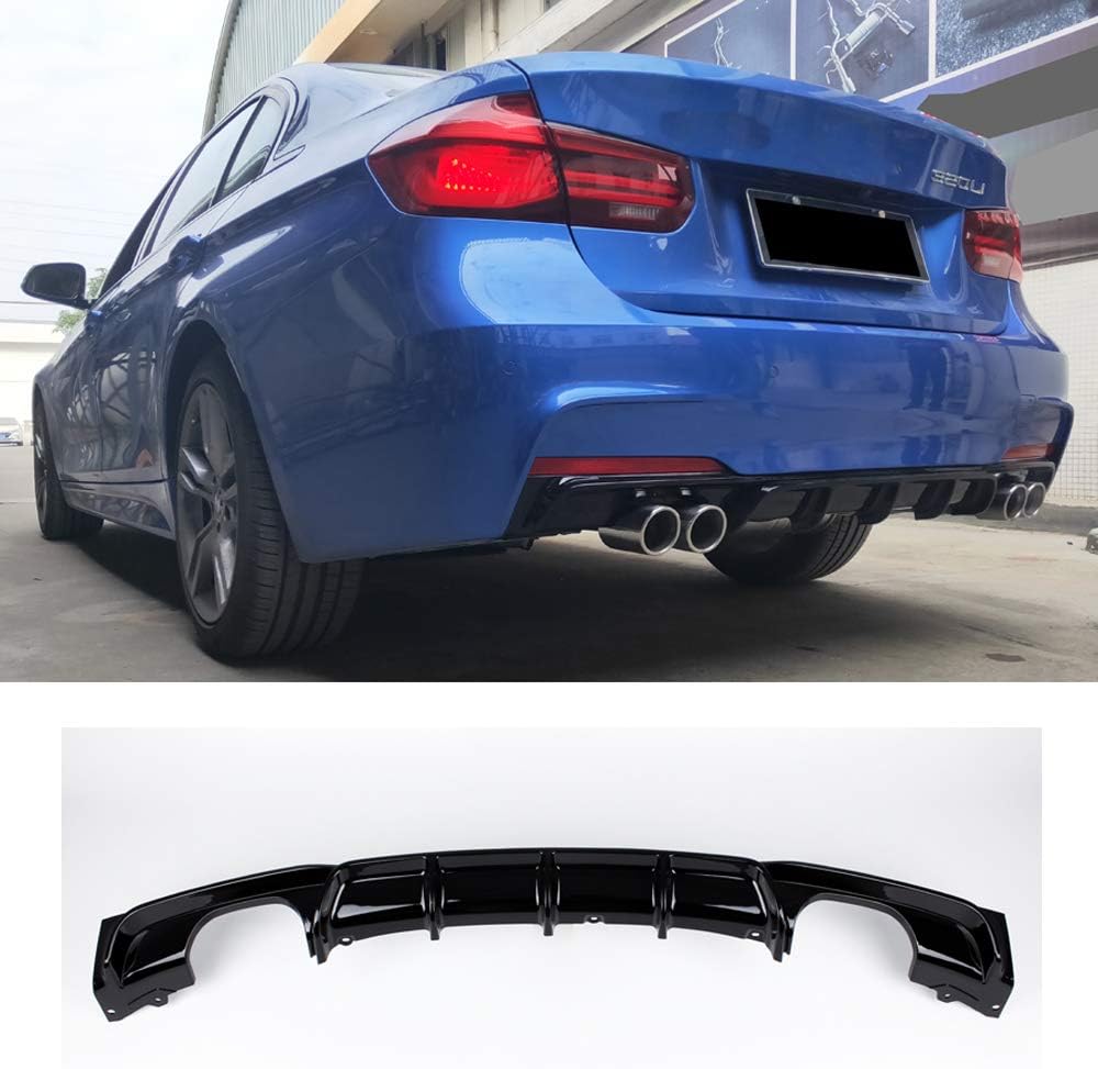 Welcome To Buy Frp Gloss Black Plastic Rear Bumper Diffuser For Bmw 3 Series F30 F31 M Sport M Tech Bumper Quad Exhaust Shop Clearance Dnoodlehousespid Com