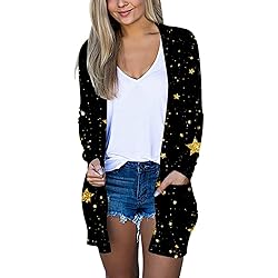 Oversized Knit Sweaters for Women Red Cardigan