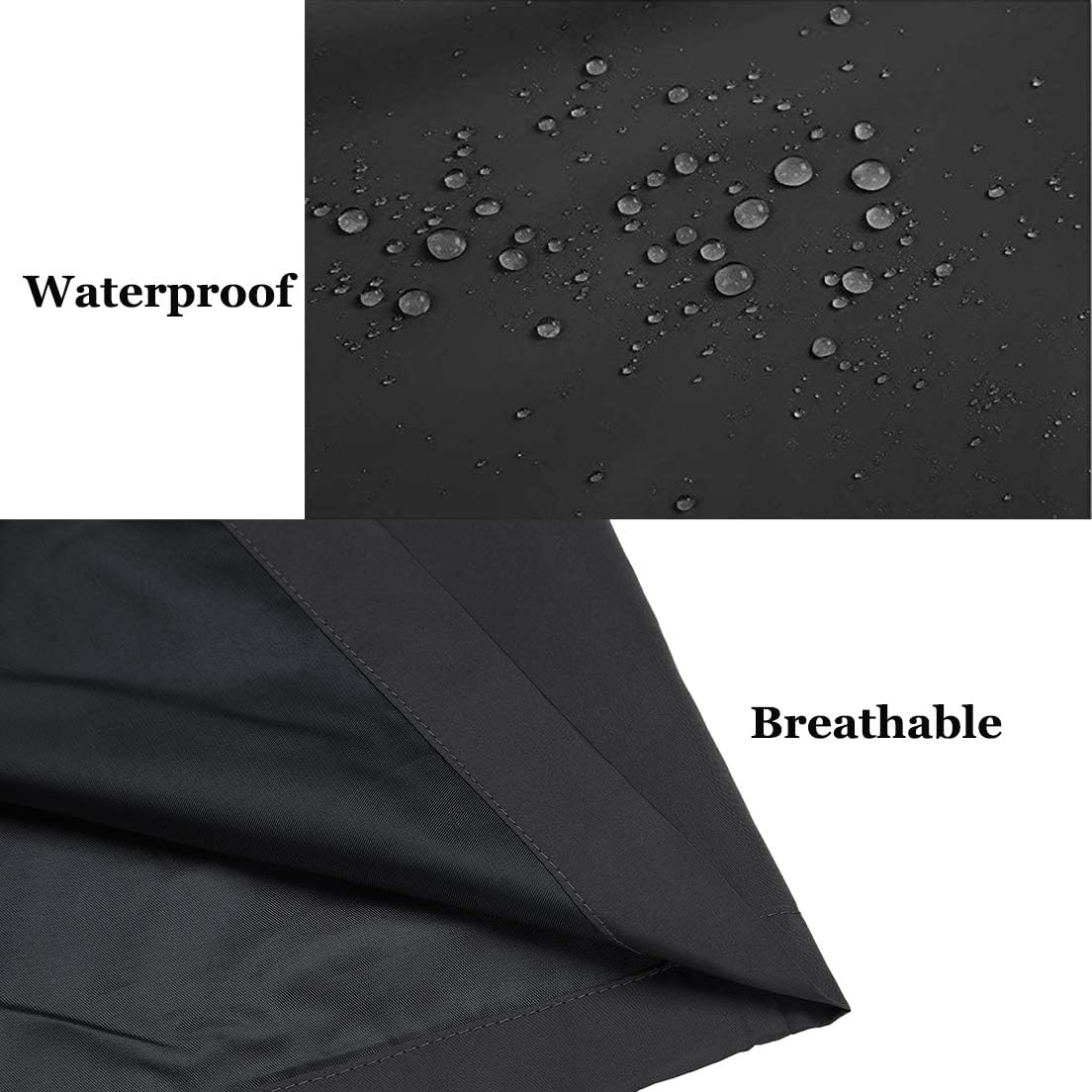ZEGOLO Men's Raincoats Waterproof Windbreaker Lightweight Active Outdoor Full Zip Hooded Long Rain Jacket at  Men’s Clothing store