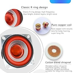 Gikfun 4Ohm 5W Full Range Audio Speaker Stereo
