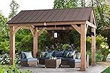 Coen L-GZ1171PWD-B Hudson Cedar Wood Pavilion with
