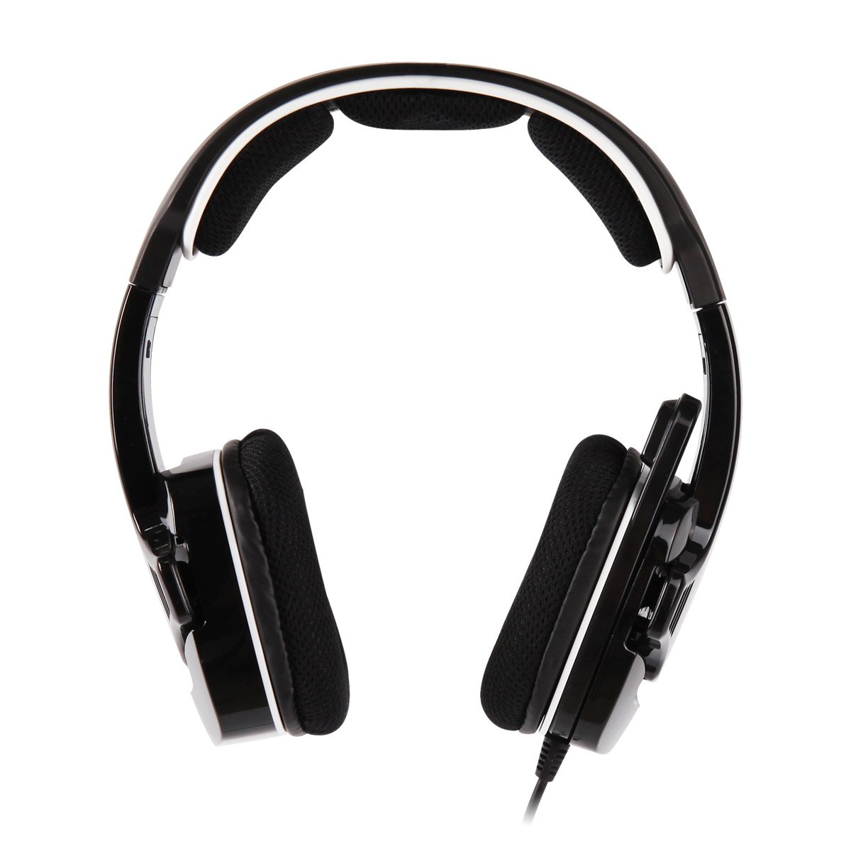 SADES Spider, Auriculares estéreo, Micrófono plegable, Orejera suave, Negro