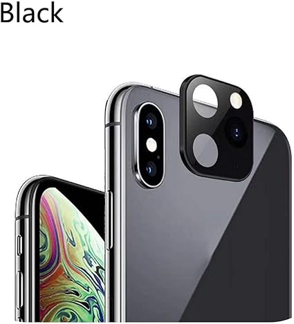 Amazon Kawayi 桃 高級金属ステレオレンズ秒変更for Iphone 11プロチタン合金カメラレンズカバーfor Iphone X Xs Maxレンズカバー 1d Black For Iphone Xs ケース カバー 通販