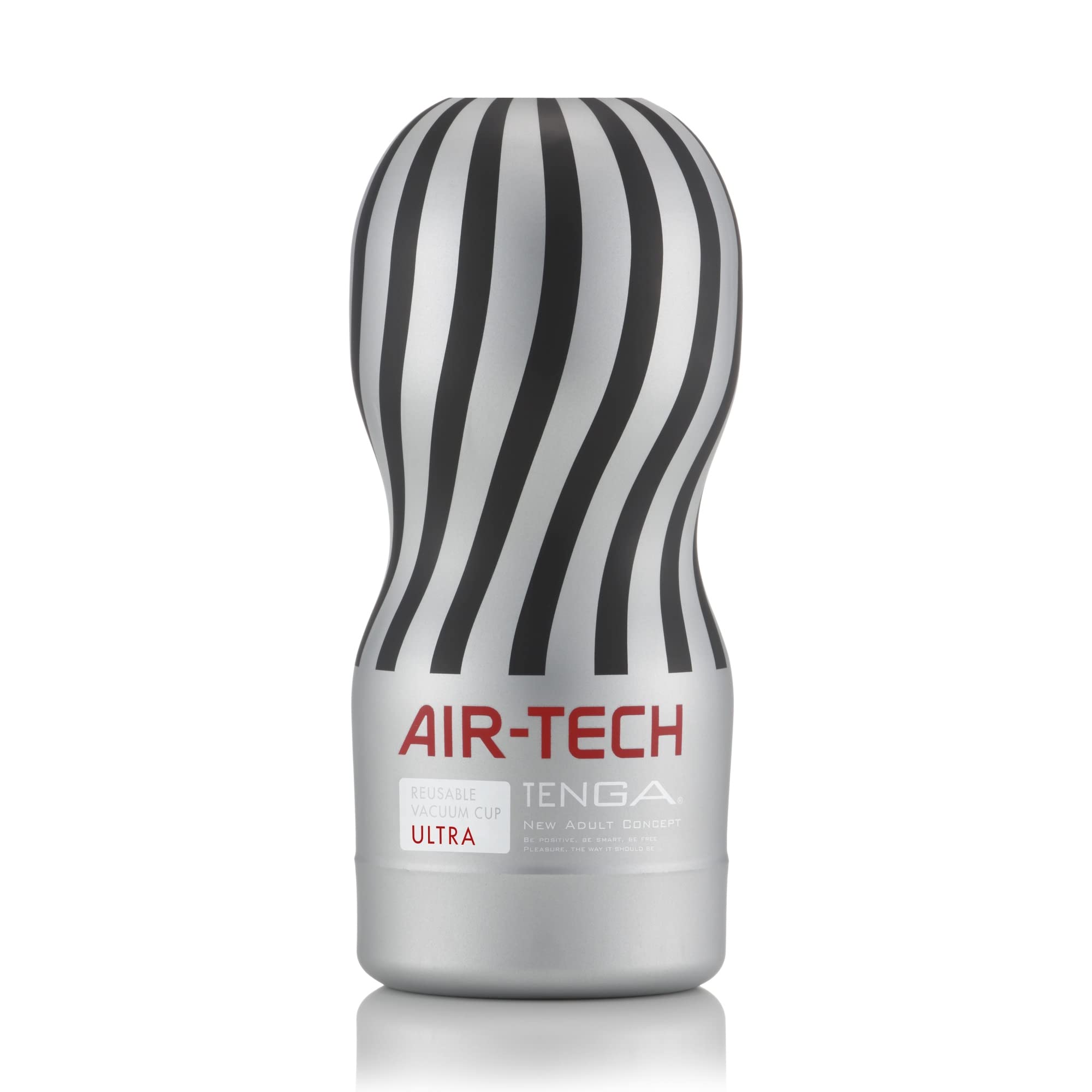 Tenga TENGA Air-Tech Ultra large Masturbator cup - Reusable pocket pussy with internal nubbs and grooves for more intense stimulation - Discrete hourglass cup with cap