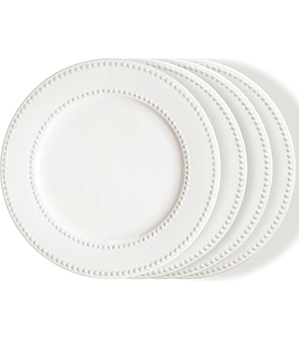 Amazon.com | Alessi Mami 10-3/4-Inch Flat Plate, White Porcelain